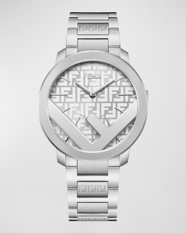 Fendi Men's F Is Fendi Stainless Steel Bracelet Watch, 41mm