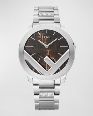 Fendi Men's F Is Fendi Stainless Steel Bracelet Watch, 41mm