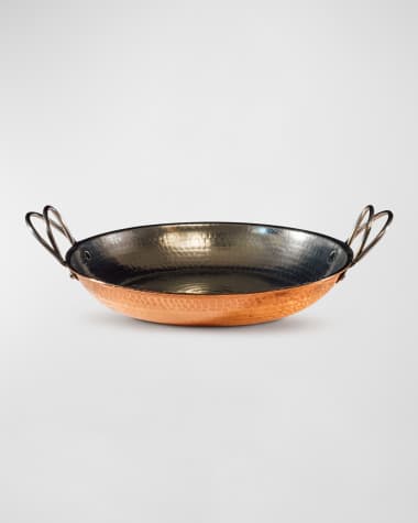 Sertodo Copper Copper Paella Pan, 10"Dia.