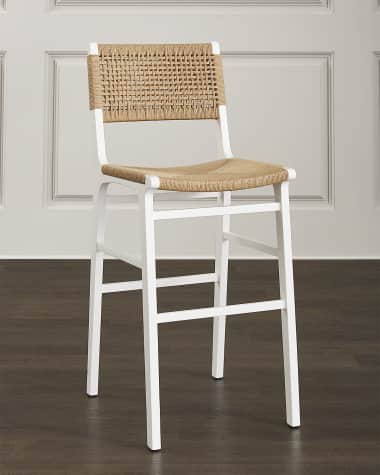 Worlds Away Spartina Bar Stool, 31.3"