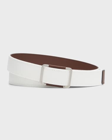 Designer Belt White Men, Designer White Belt G, White Belt Design