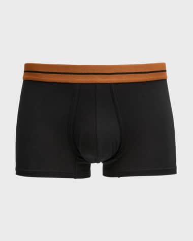 ZEGNA Men's Signifier Cotton Trunks
