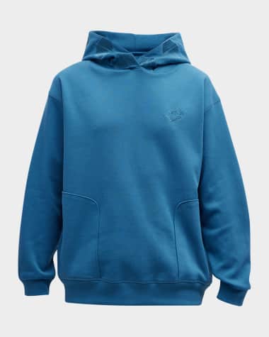 Lotto Italia Men's Tonal Soccer Embroidered Hoodie