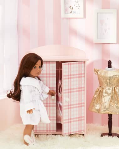 Teamson Kids Girl's Sophia Aurora Princess Armoire Set - Pink/White