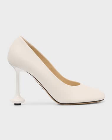 Loewe Toy Leather Drop Stiletto Pumps