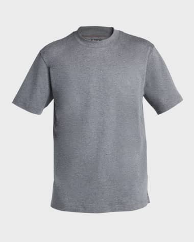 Loro Piana Men's Jersey Cotton Crewneck T-Shirt