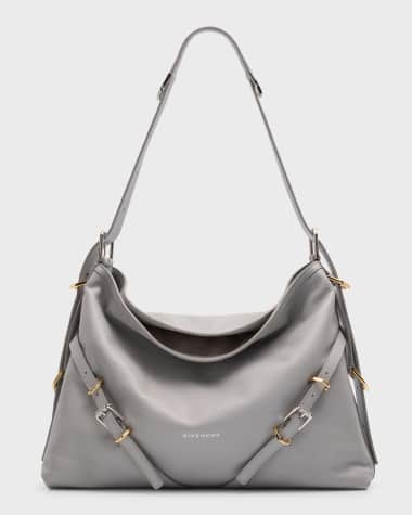 Givenchy Voyou Medium Shoulder Bag in Tumbled Leather