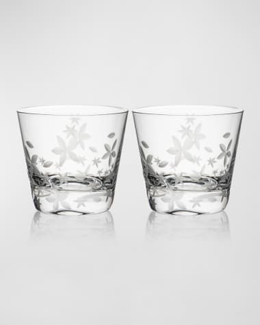 Caskata Chatham Bloom Tumbler Glasses, Set of 2