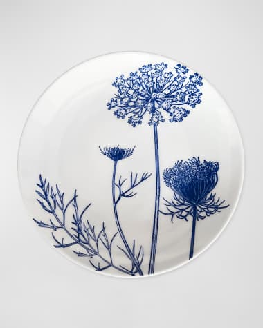 Caskata Summer Blues Coupe Salad Plates - Set of 4