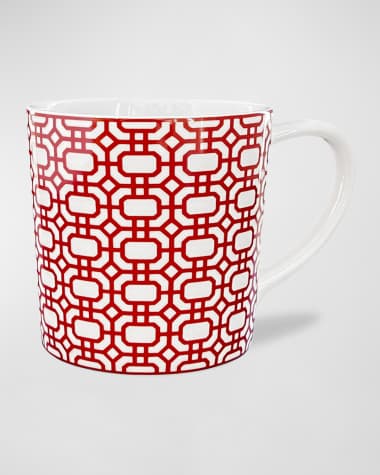 Caskata Newport Garden Gate Mugs, Set of 4
