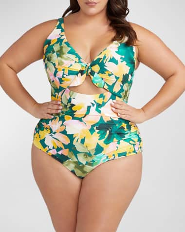 Artesands, Swim, New 35 Artesands 2w Ddd Lav Cezanne Twist One Piece  Swimsuit