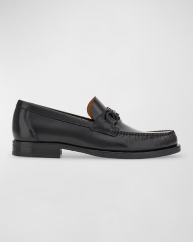 Ferragamo Men's Fort Moccasin Bit Loafers