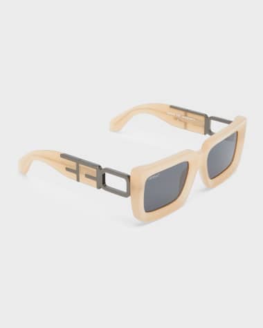 OFF-WHITE: Off White sunglasses with logo - Black  Off-White sunglasses  OERI004Y21PLA001 online at