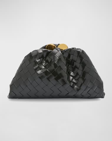 Bottega Veneta - Authenticated Pochette Knot Clutch Bag - Metal Gold Plain for Women, Very Good Condition