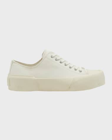 Jil Sander Low-Top Canvas Sneakers