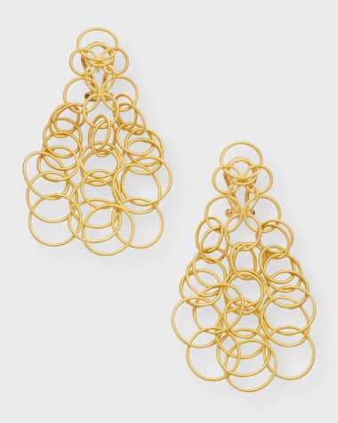 Buccellati Hawaii 18K Gold Earrings