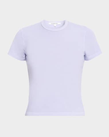 SLVRLAKE Fitted Cropped Baby Tee