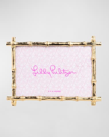 Lilly Pulitzer Bamboo Medium Photo Frame, 4" x 6"