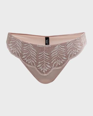 Natori Lush Lace-Front Thong