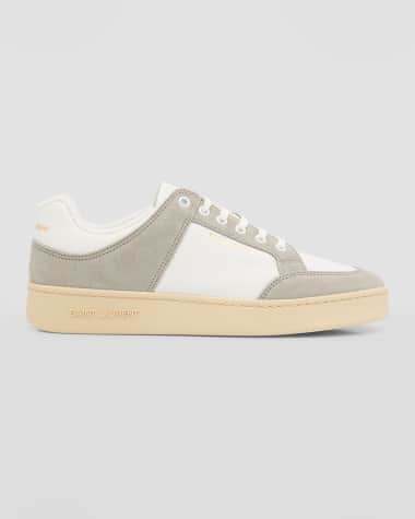 Saint Laurent Men's SL/61 Leather Low-Top Sneakers