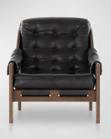 Four Hands Halston Leather Sling Chair