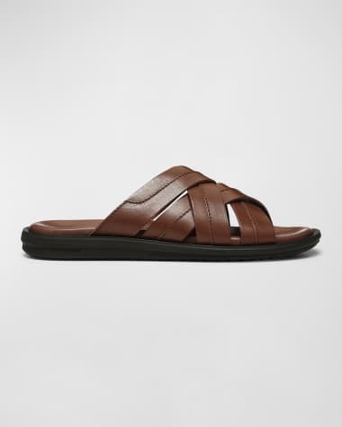 Men s Designer Slides Sandals Neiman Marcus