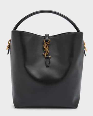 GUCCI Lady Tassel Black Grained Leather Top Handle Tote Bag Satchel $2,450