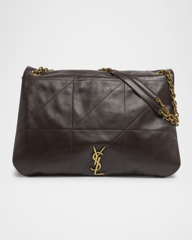 Saint Laurent Jamie 4.3 Maxi YSL Shoulder Bag in Smooth Leather