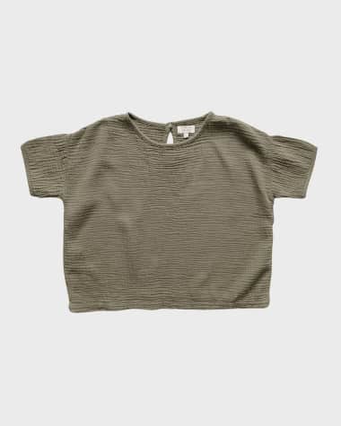 The Simple Folk Kid's Organic Muslin Top, Size 3M-9