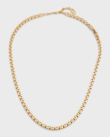Givenchy Men's Gold-Tone G-Chain Necklace, 20"L