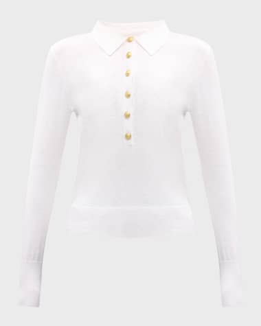 L'Agence Sterling Collared Sweater