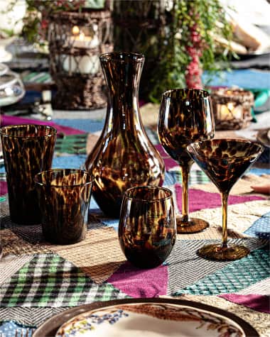 Juliska Puro Small Tumbler - Tortoiseshell Puro Large Tumbler - Tortoiseshell