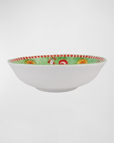 Vietri Melamine Campagna Gallina Large Serving Bowl