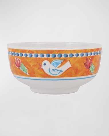 Vietri Melamine Campagna Uccello Cereal Bowl