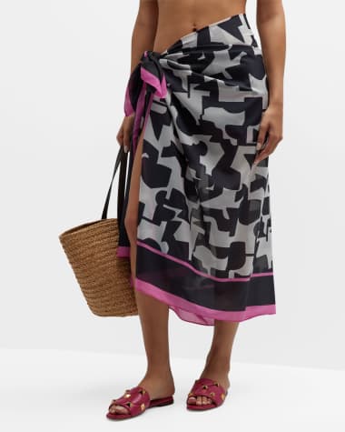 Milly Cabana Chiffon Pareo Coverup