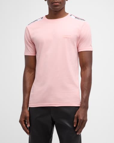 Moschino Men's T-Shirt with Shoulder Taping