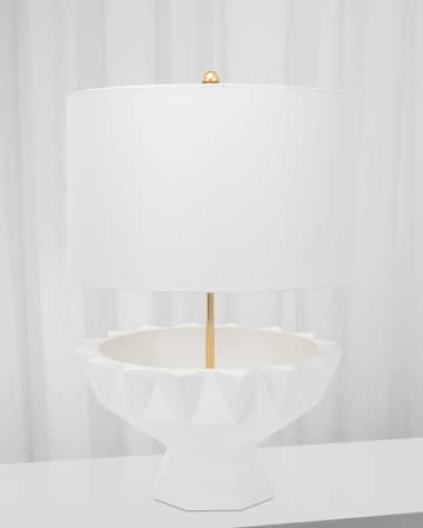 Kubrick White Table Lamp - 29"