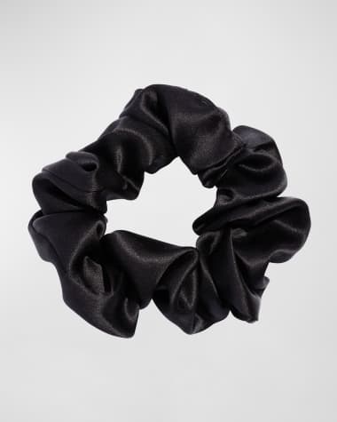 L. Erickson USA Silky Charmeuse Medium Pony Scrunchie