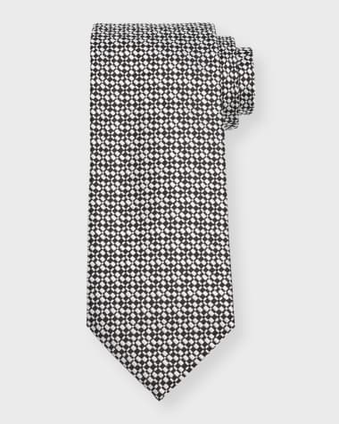 Charvet Men's Textured Bicolor Silk Tie