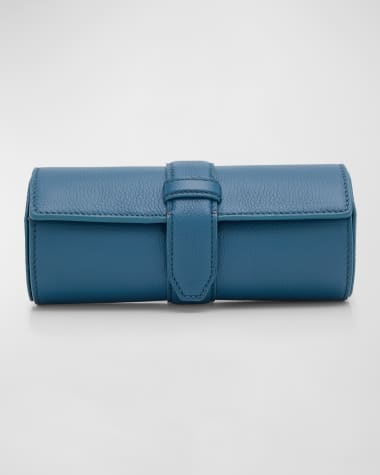 Brioni Men's Grained Leather Watch Case