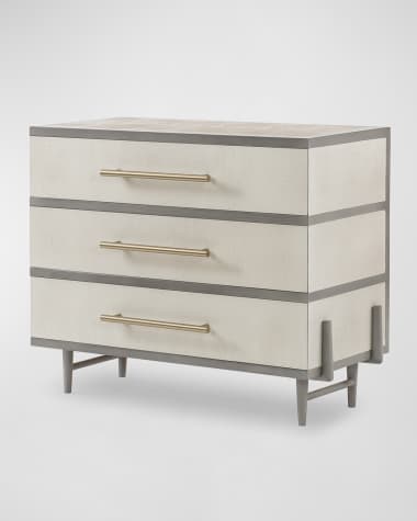 Ambella Cumberland Faux Shagreen Chest