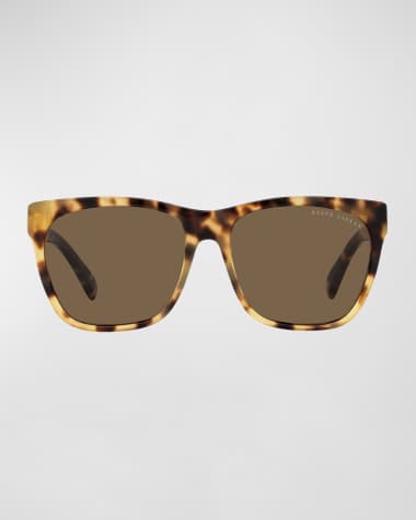 Lauren Ralph Lauren RL Monogram Square Acetate Sunglasses