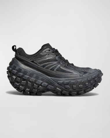 Balenciaga Men's Bouncer Tonal Mesh-Rubber Sneakers
