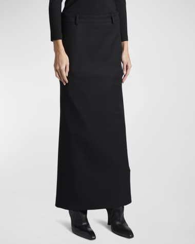Balenciaga Barathea Maxi Tube Skirt