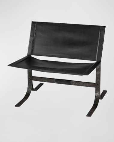 Jamie Young Alessa Leather Sling Chair