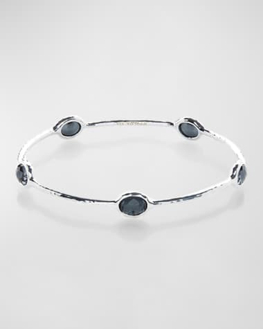 Ippolita Rock Candy 5-Stone Bangle Bracelet in Hematite Doublet