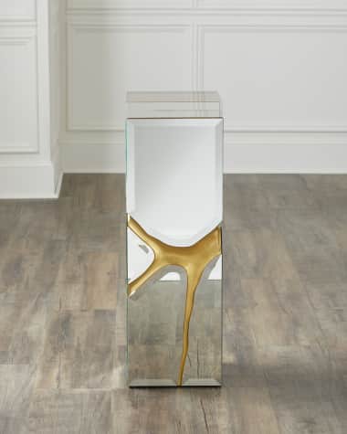 John-Richard Collection Ravine Beveled Mirror Pedestal III