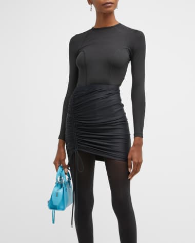 Balenciaga 3B Sports Icon Fitted Long Sleeve Top