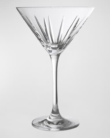 Neiman Marcus Silver Bling Martini Glasses, Set of 2