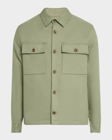 Vince Men's Double-Face Workwear Shirt